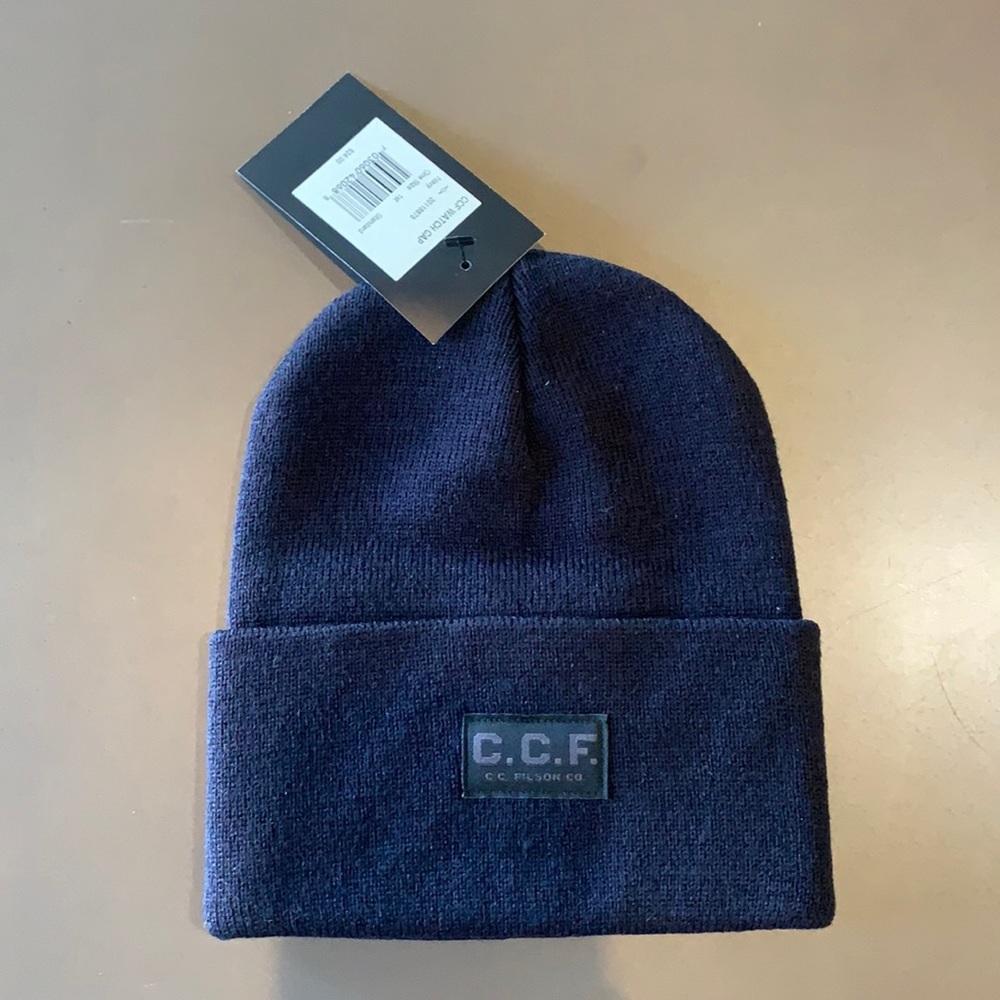 C.C.F. Filson Watch Cap NAVY - Beanie,  Sock Hat Snow Winter Acrylic - NEW